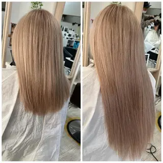 ロング KR2S× 亜以加のヘアスタイル