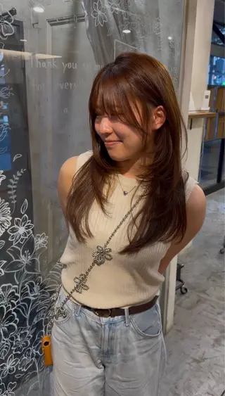 ロング { door } Kawasakiのヘアスタイル
