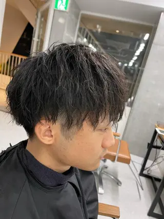 メンズ バレイヤージュ特化/ アキラのヘアスタイル