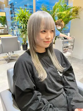 ロング カラー ショート/パーマ/ カラー/FUKOのヘアスタイル