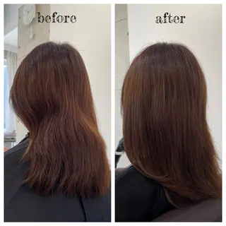 ミディアム PutiLuca 浅川のヘアスタイル