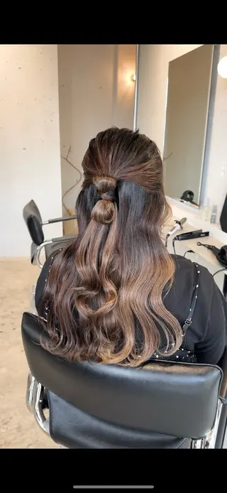 ヘアアレンジ 大人のボブパーマ ˗ˋˏairiˎˊ˗のヘアスタイル
