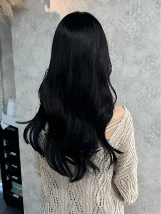 カラー ヘアアレンジ 韓国レイヤーカット/ 儚げカラーチナツのヘアスタイル