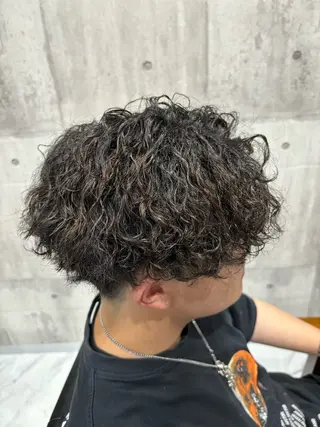 パーマ メンズ パーマ職人🔥/短髪 執行役員/YUTAのヘアスタイル