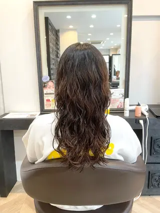 ロング パーマ ブリーチカラー‎🤍 ききのヘアスタイル