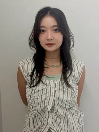 ロング み うのヘアスタイル