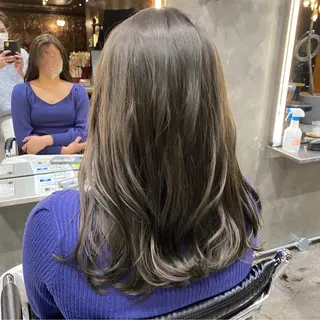 カラー 透明感カラー🌿 グレージュ🐺陽介のヘアスタイル