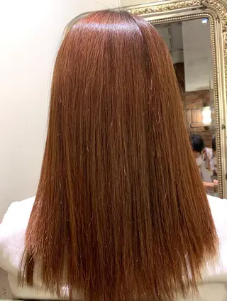 セミロング 縮毛矯正専門美容師 宮本遼のヘアスタイル