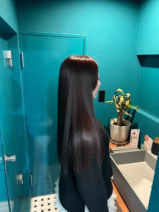 ロング ワンホンヘア🇨🇳 髪質改善/itaruのヘアスタイル