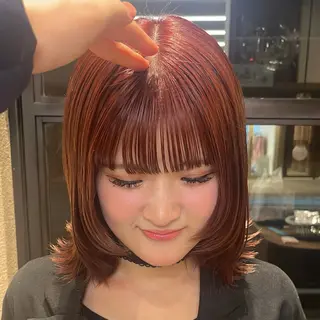 ミディアム 、 ハルナのヘアスタイル