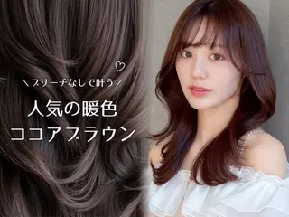 ミディアム HINA 仙台/ ボブ/縮毛矯正/韓国のヘアスタイル