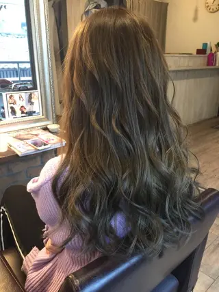 ロング カラー 美髪・艶髪特化美容師 RYOJIのヘアスタイル