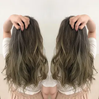 カラー Oopsレイヤー 加藤澄都のヘアスタイル