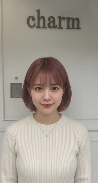 ミディアム 無料カット ちえ/天六のヘアスタイル