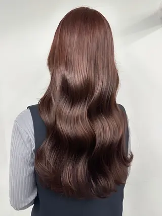 ロング カラー 高村 茉耶のヘアスタイル