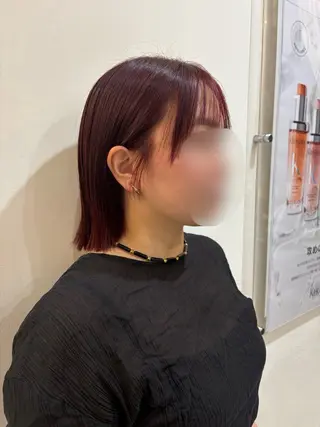 ミディアム 奥山 歩のヘアスタイル