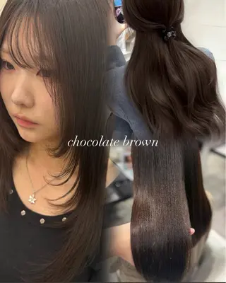 ロング カラー 渋谷髪質改善/縮毛 矯正/かすが🪽🫧のヘアスタイル