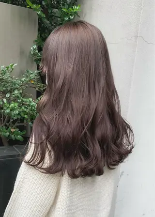 セミロング カラー 矢野 晃平のヘアスタイル
