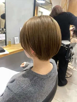 ショート 🌙赤み消し/韓国/ 艶カラー/suwaのヘアスタイル