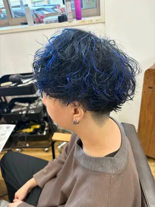 パーマ メンズ しゅうご 髪質改善のヘアスタイル