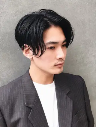 パーマ メンズ 中谷海里/フェザー パーマ/スパイキーのヘアスタイル