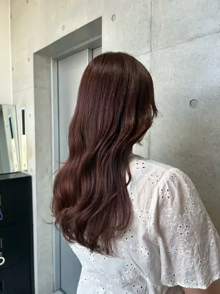 ロング カラー ヘアアレンジ ボブ艶モテカラー🫧 カリンのヘアスタイル