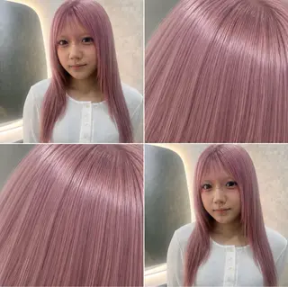 ロング カラー 色落ちまで盛れる 💟まなみのヘアスタイル