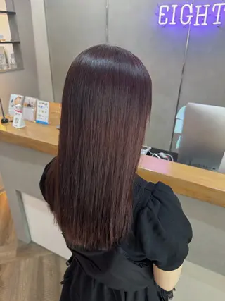 ロング 縮毛矯正/ボブ✨ 𝑨𝒀𝑼🎀のヘアスタイル