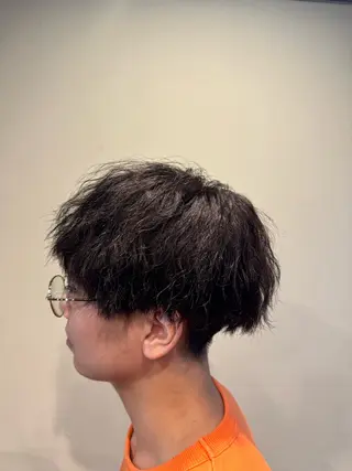 カラー メンズ 青海 サヤのヘアスタイル
