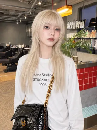 ロング カラー 🧡色落ちまで2度 楽しめる🧡ヨシキのヘアスタイル