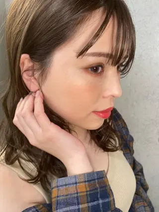 ミディアム カラー パーマ アイブロウ 渋谷パーソナルカラー 診断🌈✨井上のその他イメージ