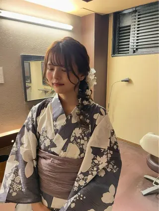 セミロング ヘアアレンジ セット&メイク RICK trickのヘアスタイル