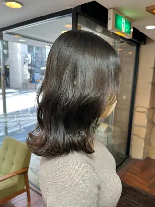 ミディアム パーマ 矢野 晃平のヘアスタイル