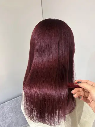 ロング カラー 艶髪×透明感カラー りこのヘアスタイル