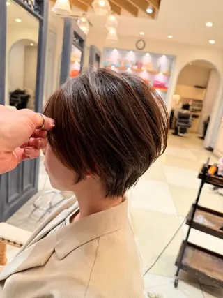 ショート ショート/ボブ アンドウ☺︎のヘアスタイル