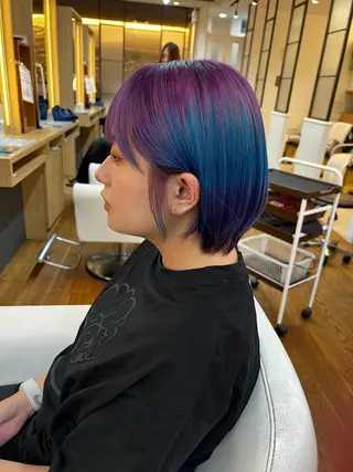 ショート カラー ✂︎HITOMI✂︎ 副店長のヘアスタイル