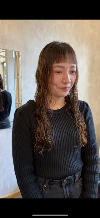 ロング 藤田 沙織のヘアスタイル