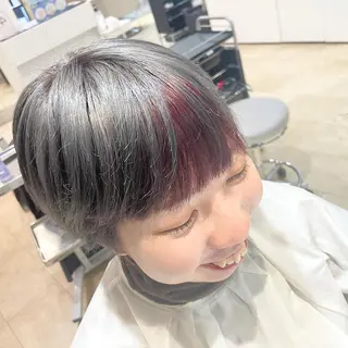 ショート カラー MATISSE藤崎 渕上 ジュビアイのヘアスタイル