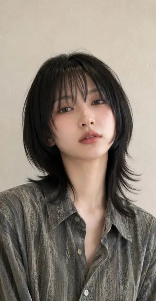 ミディアム 新宿 透明感カラー /髪質改善 葛西夏海のヘアスタイル
