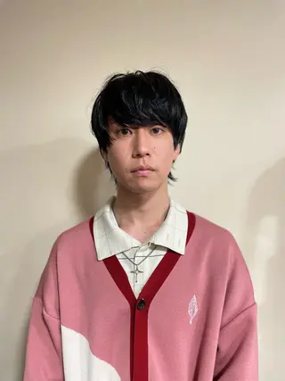 ショート カラー メンズ 浅岡 昭汰のヘアスタイル