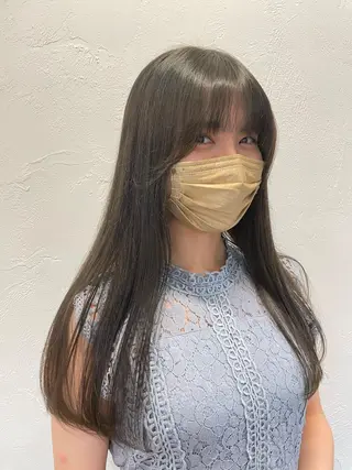 ロング カラー パーマ ヘアアレンジ メンズ キッズ ネイル マツエク・マツパ アイブロウ お洒落パーマ/ボブ ❄️Tomoka❄️のヘアスタイル
