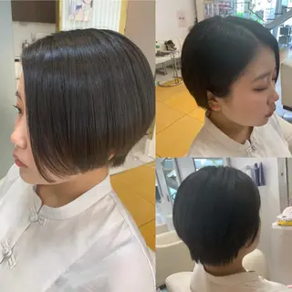 ショート 柳川 玲也のヘアスタイル