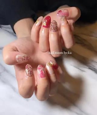 ネイル ネイルルームリッカ 𝐦𝐚𝐲𝐮のネイルデザイン