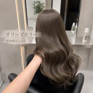 ロング カラー 縮毛矯正カラー大宮 💖レイヤー/虎白のヘアスタイル