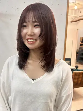 ミディアム Fumina 🤍のヘアスタイル