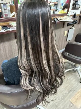 セミロング エクステ*美髪サロン KR2S河内長野店長のヘアスタイル