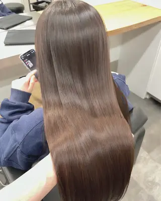 ロング 江藤 かえでのヘアスタイル