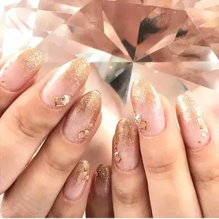 ネイル 渋谷/チップ長さ出し 👑アプレgel-xのネイルデザイン