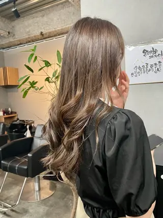 ロング カラー ヘアアレンジ 🌹ミラクル美容師 🌹✨クッポ✨のヘアスタイル