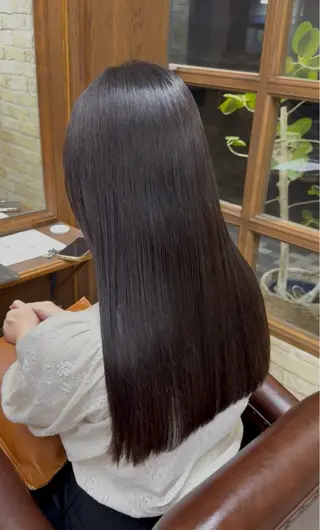 ロング 顔周り特化〜RIHO /CLUTCH博多のヘアスタイル
